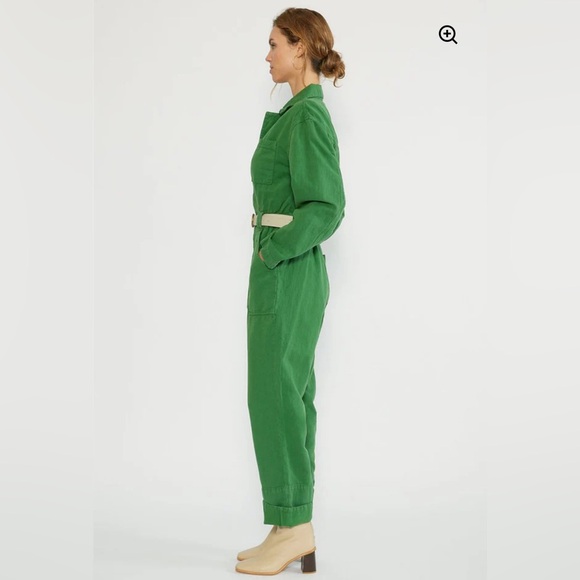 NWT ETICA Kingsley Utility Jumpsuit in Juniper, Various Sizes - Picture 2 of 8